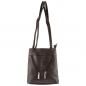 Preview: ALPENLEDER | Damen-Handtasche  MACHU PICCHU (schwarz) 4717-sw